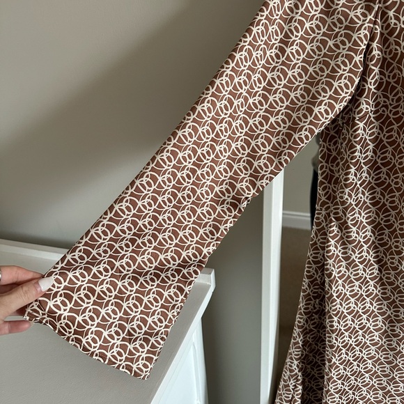 Dynamite A-line brown dress - Picture 3 of 5